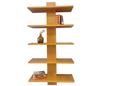 blackcomb wall mounted solid wood bookshelf