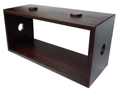 solid wood Stackers wide bookcase